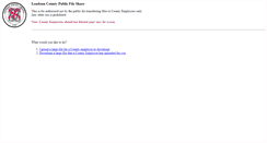 Desktop Screenshot of files.loudoun.gov